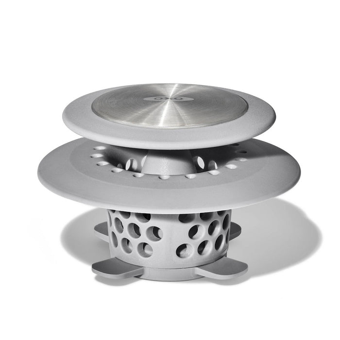 Hair Catch Drain Protector Gray - OXO