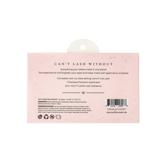 House of Lashes False Eyelashes, Glue and Applicator Tool Set - 3pc