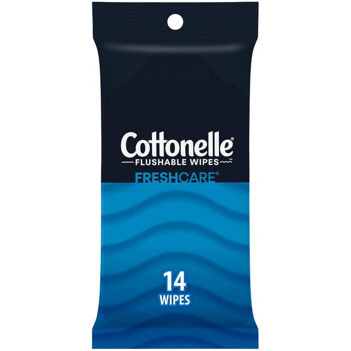 Cottonelle Flushable Wet Wipes - 14ct