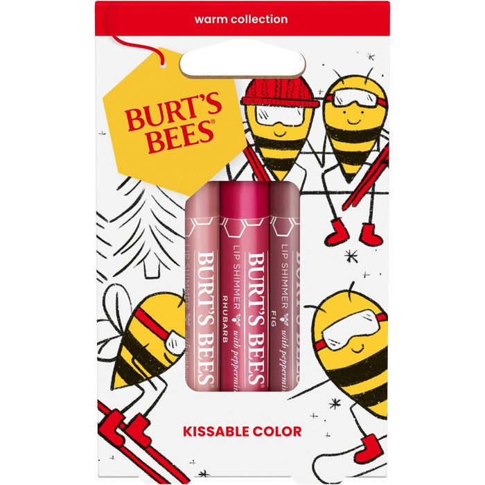 Burt's Bees Kissable Color Warm Gift Set - 3pc