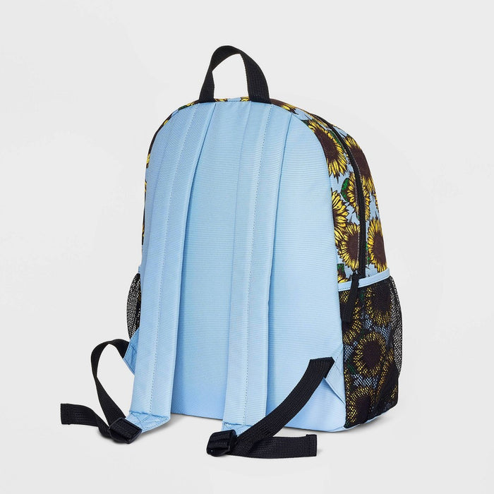 Kids' 16" Sunflower Printed Backpack - art class Light Blue