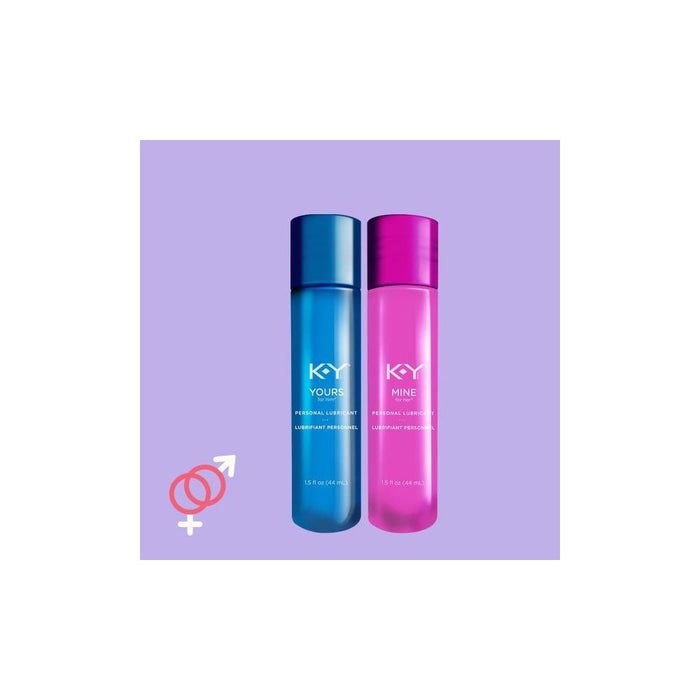 K-Y Yours + Mine Couples Personal Lube - 3oz - 2pk