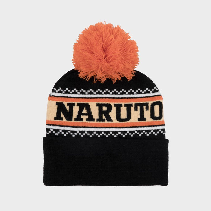 Men's Naruto Acrylic Beanie - Black