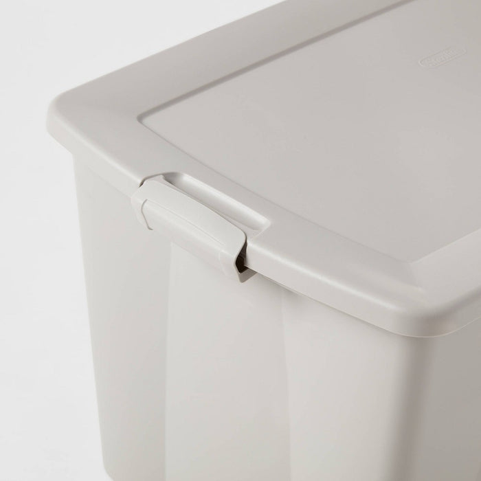 45gal Latching Wheeled Tote Gray - Brightroom (LOCAL PICKUP ONLY)