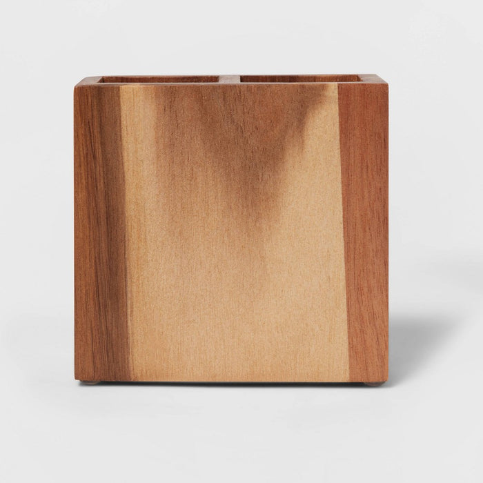 Toothbrush Holder Medium Acacia Natural - Threshold
