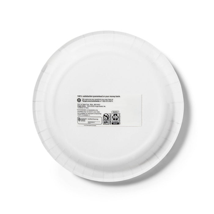 Holiday Disposable Dinnerware Plate 10" - Snowy Stars - 20ct - up & up