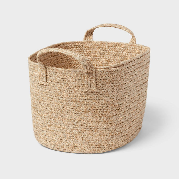 Braided Paper Rope Basket - Brightroom