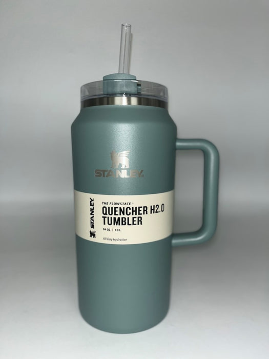 Stanley 64 oz Stainless Steel H2.0 Flowstate Quencher Tumbler Shale