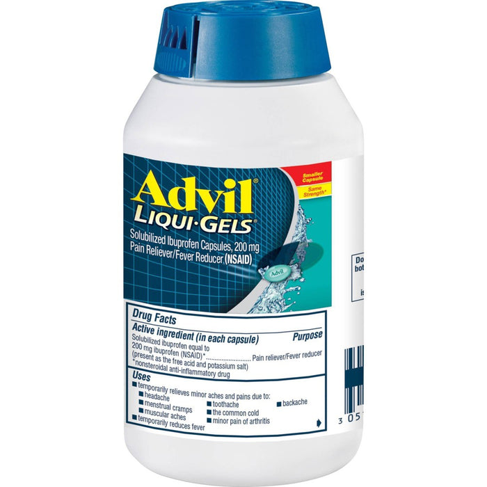 Advil Pain Reliever/Fever Reducer Liqui-Gel Minis - Ibuprofen (NSAID) - 200ct