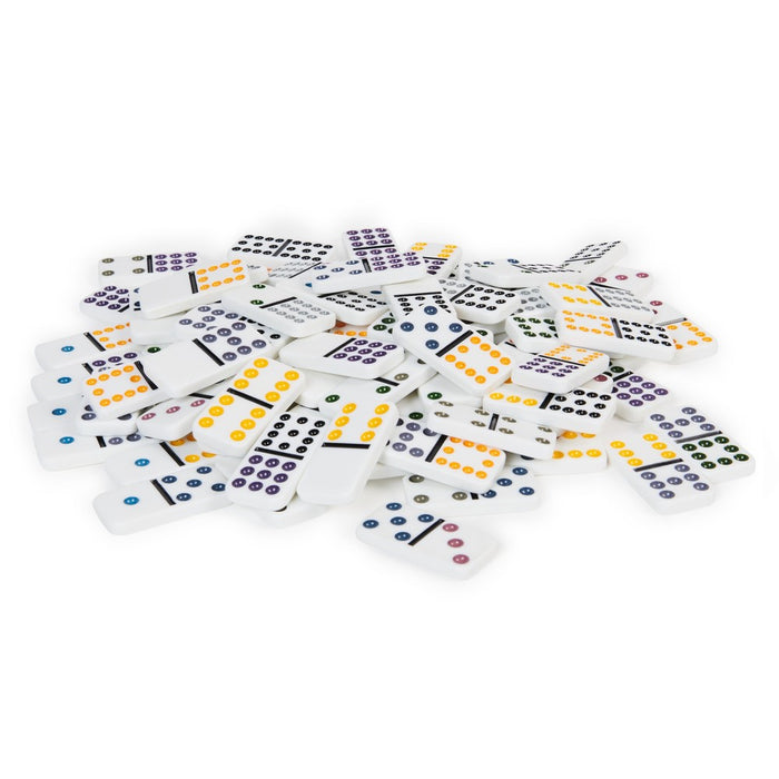 Cardinal Game Gallery Double 12 Color Dot Dominoes