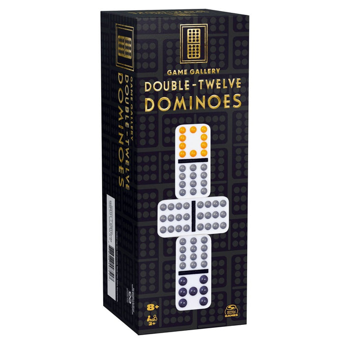 Cardinal Game Gallery Double 12 Color Dot Dominoes