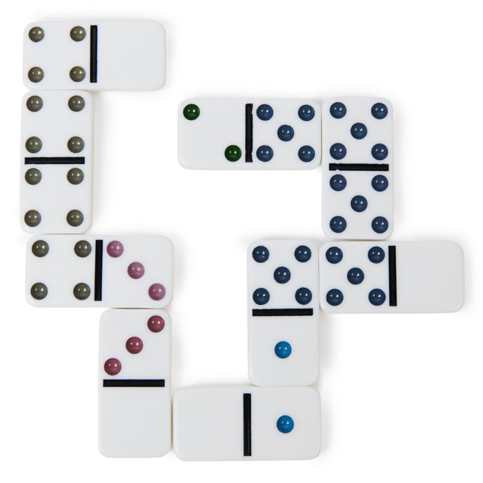 Cardinal Game Gallery Double 12 Color Dot Dominoes
