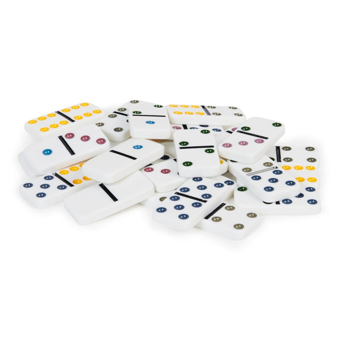 Cardinal Game Gallery Double 12 Color Dot Dominoes