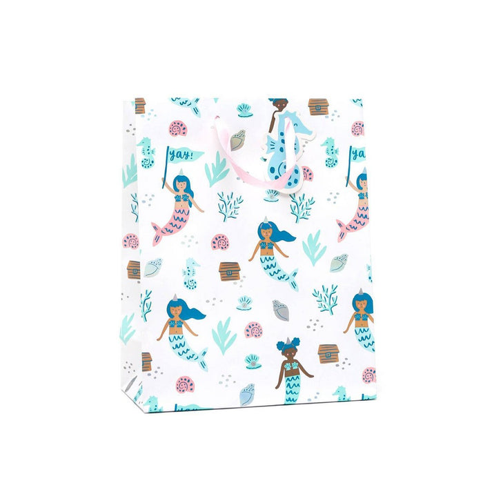 Medium Mermaid Gift Bag with Tag - Spritz