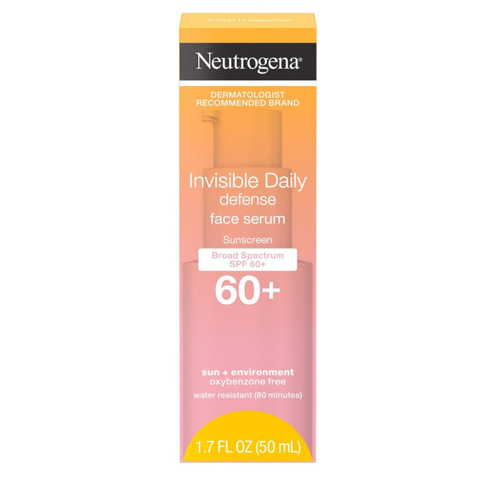 Neutrogena Invisible Daily Defense Sunscreen Face Serum - SPF 60 - 1.7 fl oz