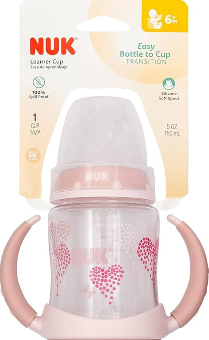 NUK Small Learner Fashion Cup with Tritan - Pink - 5oz