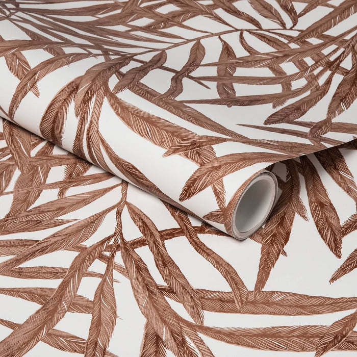 Tropical Palm Peel & Stick Wallpaper Brown - Threshold