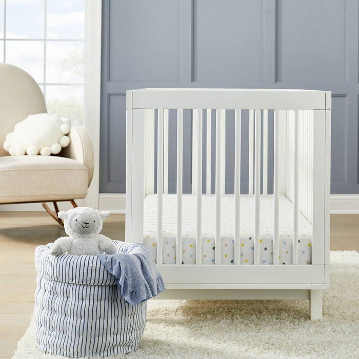 Polyester Rayon Jersey Fitted Crib Sheet - Cloud Island Multi Dot