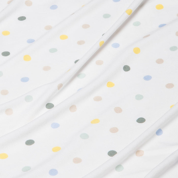 Polyester Rayon Jersey Fitted Crib Sheet - Cloud Island Multi Dot