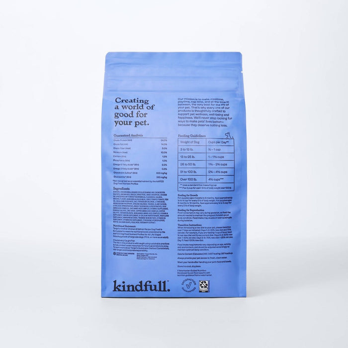 Chicken and Salmon Recipe Dry Dog Food - 5lbs - Kindfull