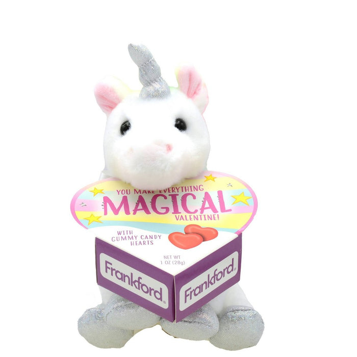 Unicorn Plush Valentine's Day Heart Box - 1oz