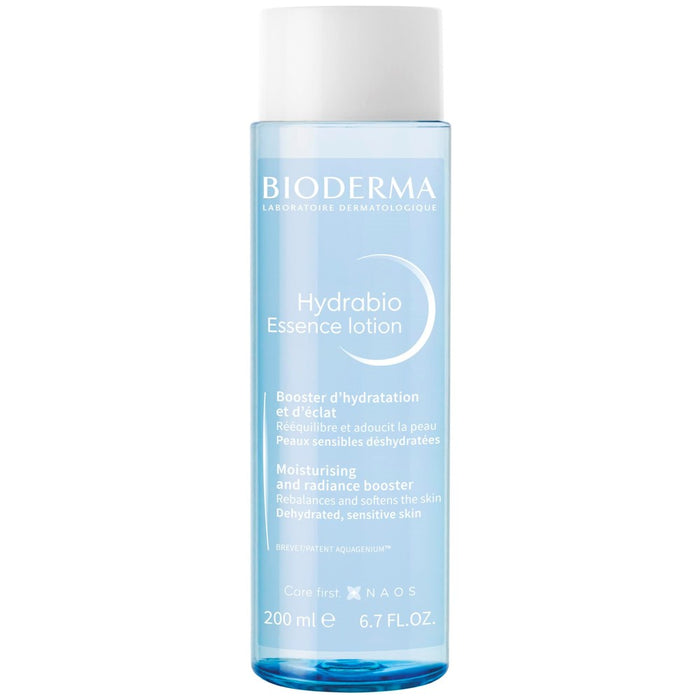 Bioderma - Hydrabio - Essence Lotion - Radiance Booster - Skin Softening - For Dehydrated Sensitive Skin, 6.67 Fl Oz
