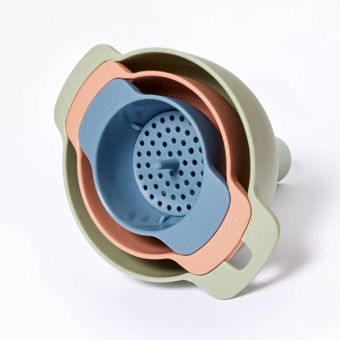 4pc Plastic Funnel Set with Mini Strainer - Figmint