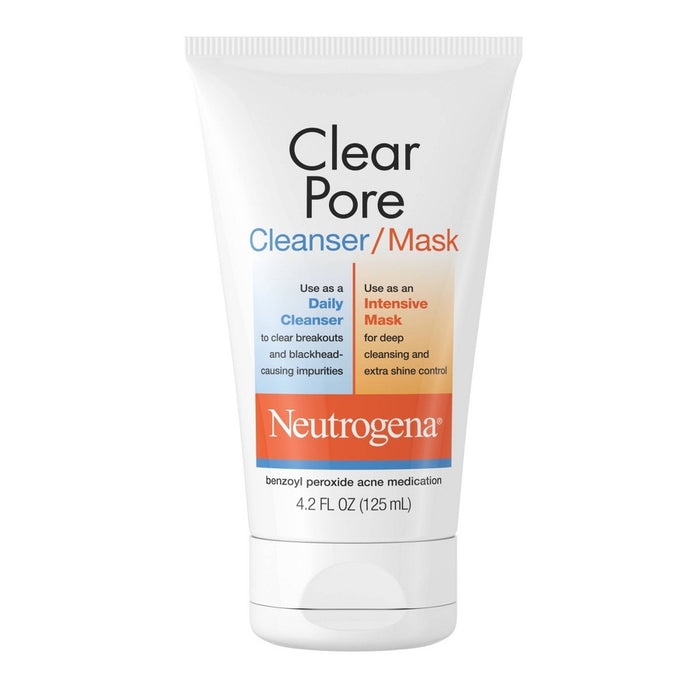 Neutrogena Clear Pore 2 in 1 Facial Cleanser/Face Mask EXP 08/2026