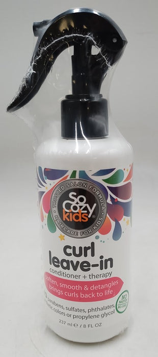 SoCozy Kids Curl Leave In Conditioner + therapy - 8 fl oz