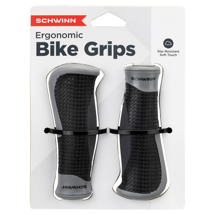 Schwinn Tri-Layer Grips - Black/Gray