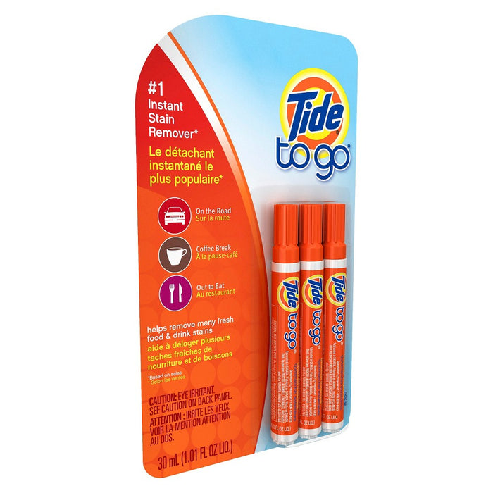 Tide To Go Stain Remover Pen - 3ct/1.01 fl oz