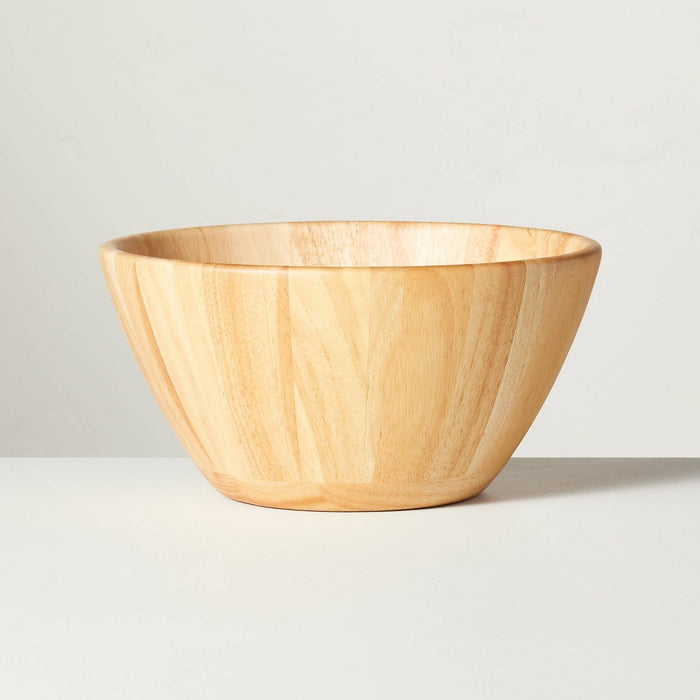 191oz Wooden Serving Bowl Natural - Hearth & Hand with Magnolia