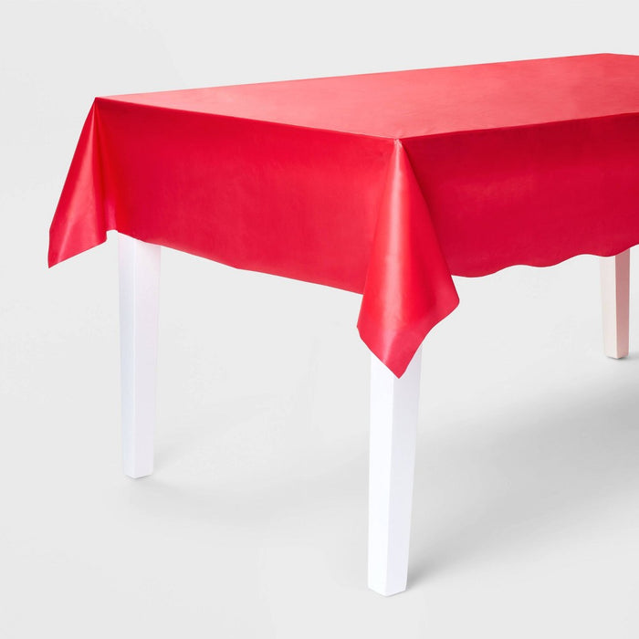 2ct 54"x108" Red Table Covers - Spritz