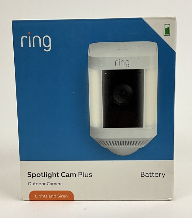 Ring Spotlight Cam Plus (Battery) - White