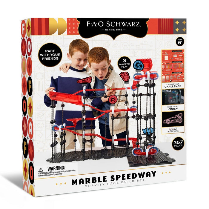 FAO Schwarz Marble Speedway Gravity Race Build Set