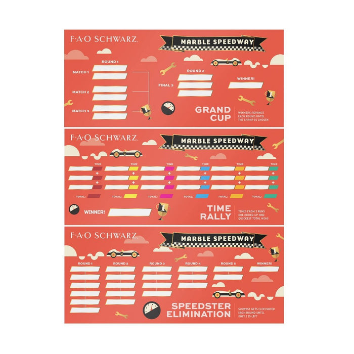 FAO Schwarz Marble Speedway Gravity Race Build Set