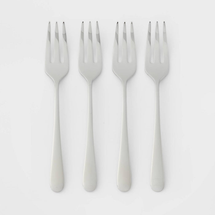 4pc Harrington Mirrored Cocktail Fork Set - Threshold