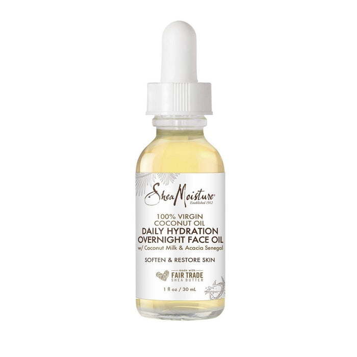 SheaMoisture 100% Virgin Coconut Oil Daily Hydration Overnight Face Oil - 1 fl oz