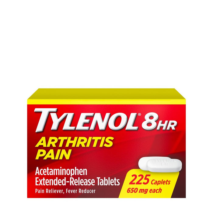 Tylenol 8 Hour Arthritis Pain Reliever Extended-Release Caplets - Acetaminophen - 225ct