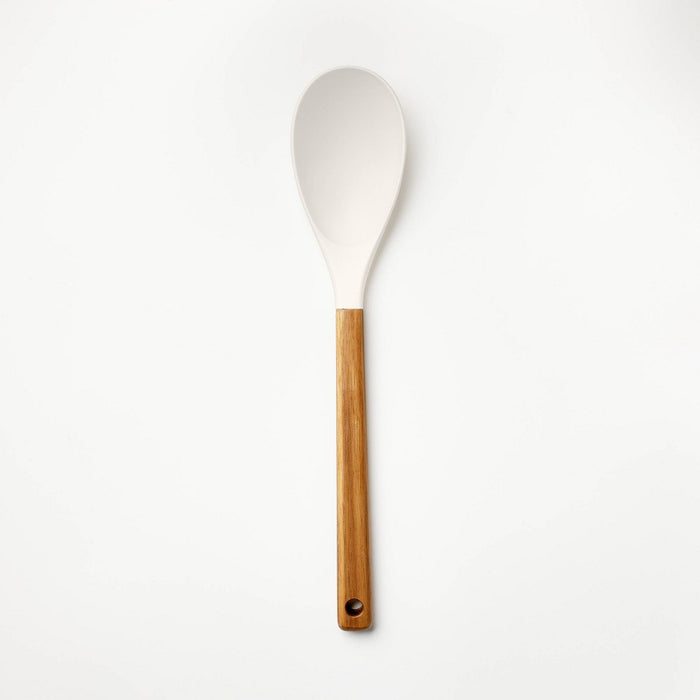 Acacia Wood/Nylon Solid Spoon Cream - Figmint