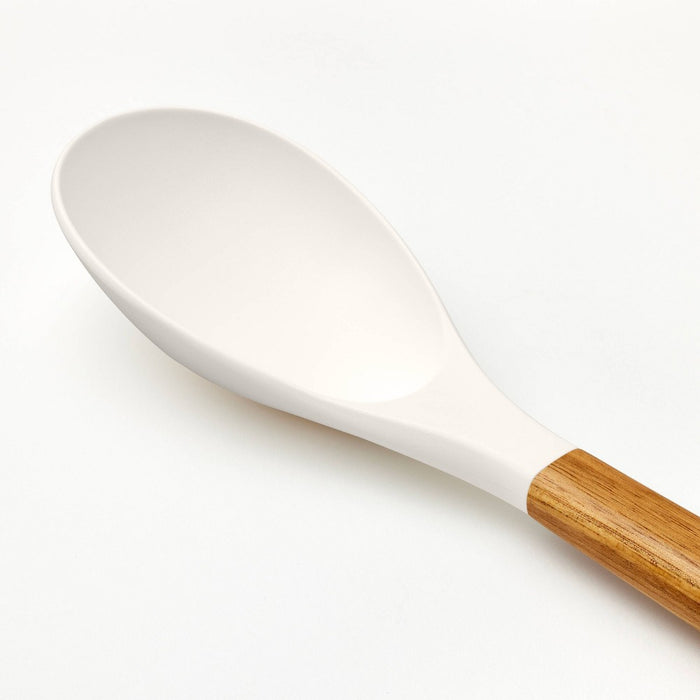 Acacia Wood/Nylon Solid Spoon Cream - Figmint