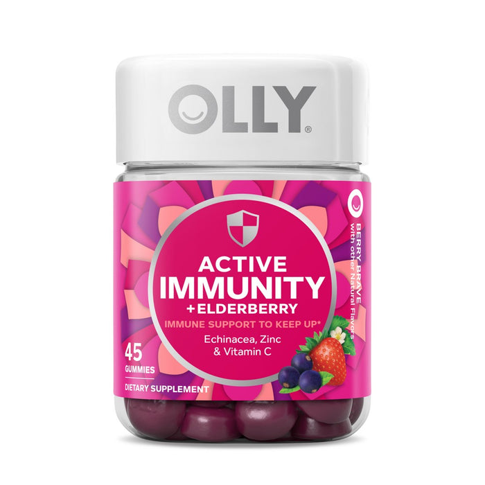 OLLY Active Immunity Berry Gummy Supplement - 45ct