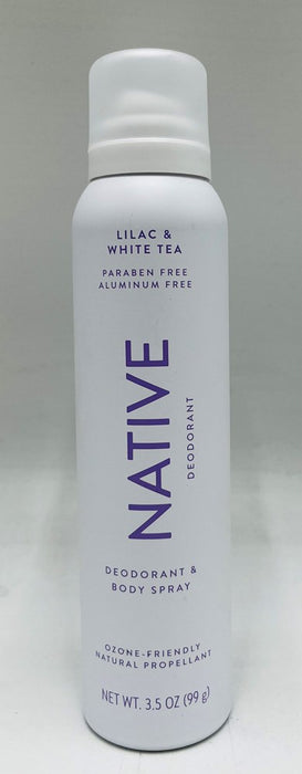 Native Deodorant & Body Spray - Lilac & White Tea - Aluminum Free - 3.5 oz