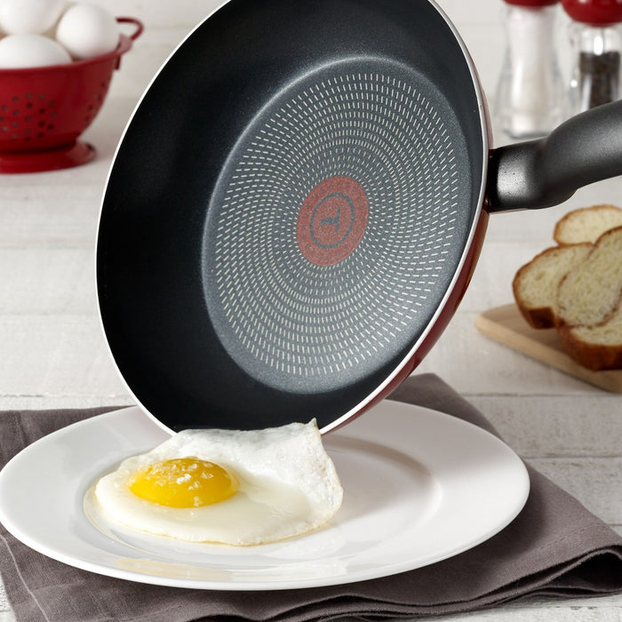 T-fal 12pc Simply Cook Nonstick Cookware Set Red