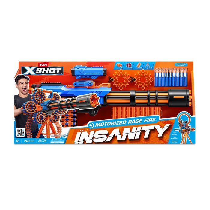 X-Shot Excel Insanity Motorized Rage Fire Gatlin Blaster (LOCAL PICKUP ONLY)