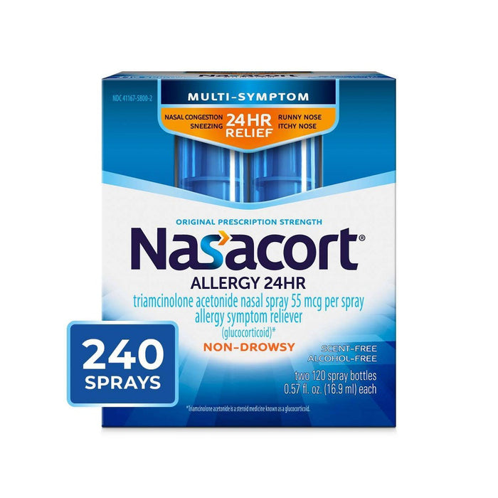 Nasacort Allergy Relief Spray - Triamcinolone Acetonide - 1.14 fl oz