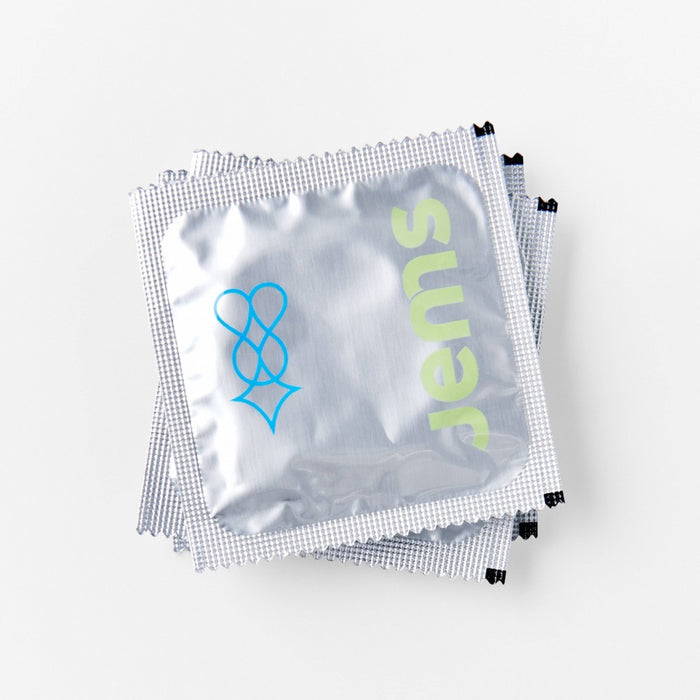 Jems Ultra Thin Natural Latex and 100% Silicone Lubricated Standard Fit Condoms- 24 pk