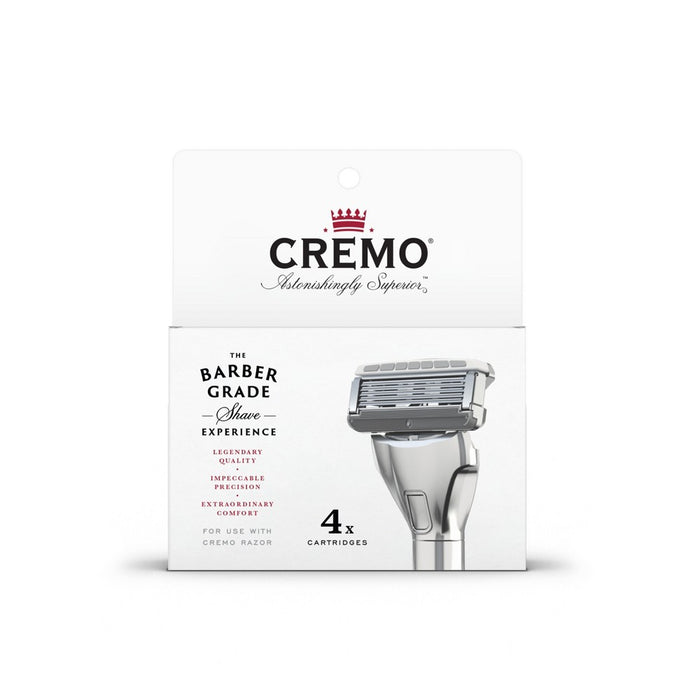 Cremo Barber Grade Razor Blade Refill - 4ct