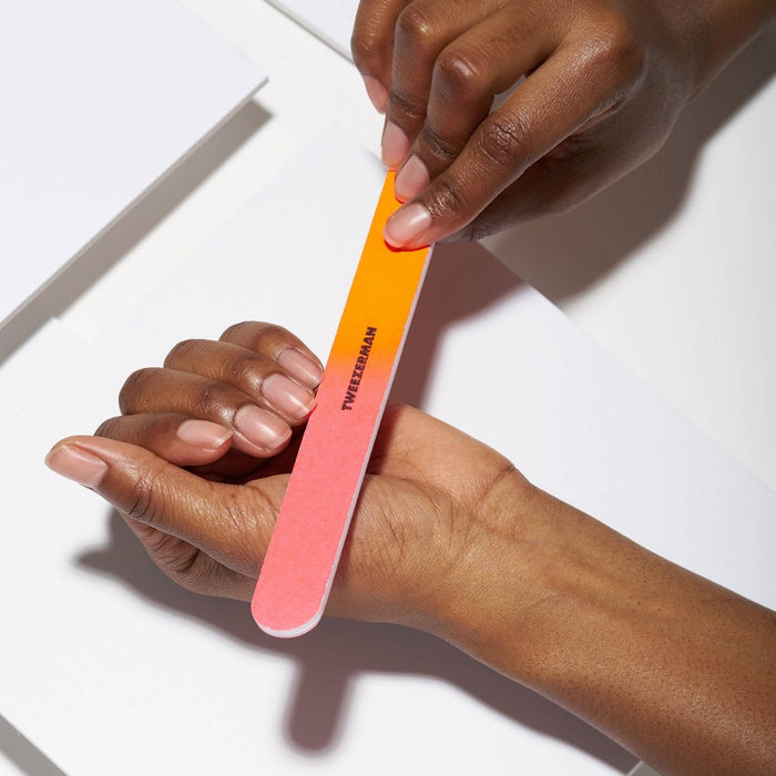 Tweezerman Neon Hot Nail Files - 3pk