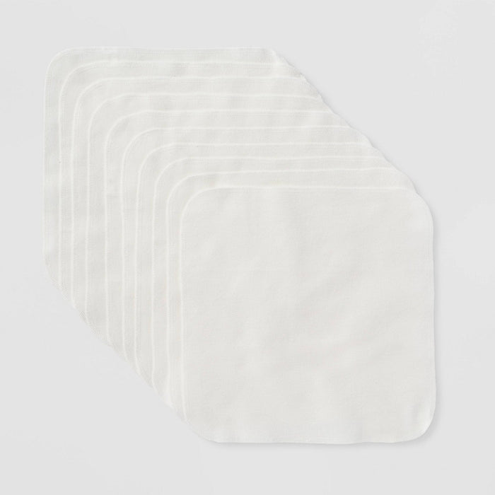 10pc Reusable Cloth Towels Off White - Threshold